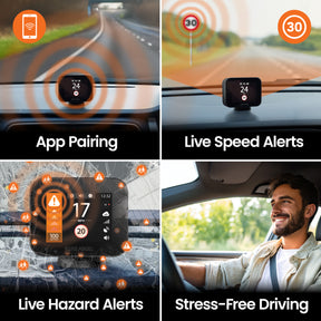 GCM - Pure Sync - Smart Road Safety & Speed Awareness Assistant with Camera Alerts