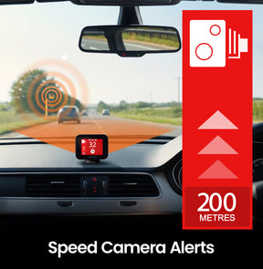 GCM - Pure Sync - Smart Road Safety & Speed Awareness Assistant with Camera Alerts